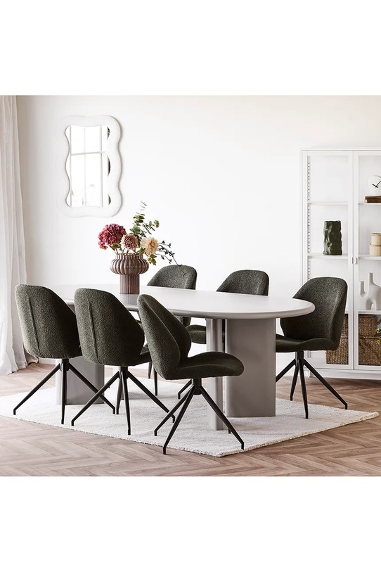 Salon i sypialnia House Nordic wazon dekoracyjny 27 x 27 cm 4441792 brązowy