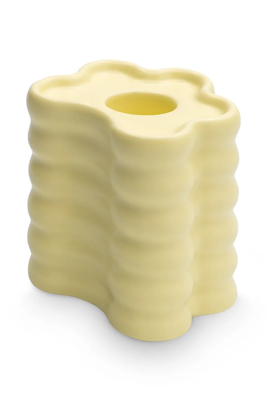 Salon i sypialnia Octaevo świecznik dekoracyjny Flora 7,5 x 8,5 x 6,5 cm OCHFYE.22 żółty