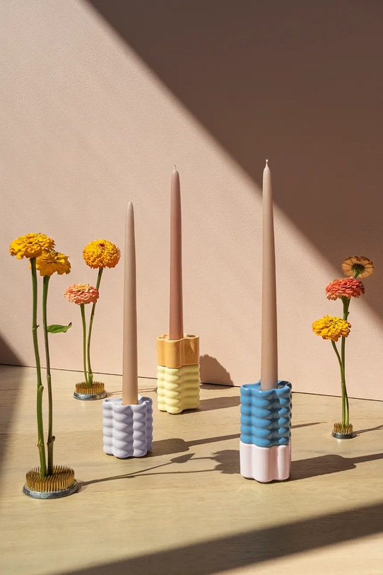 Octaevo świecznik dekoracyjny Flora 7,5 x 8,5 x 6,5 cm OCHFYE.22