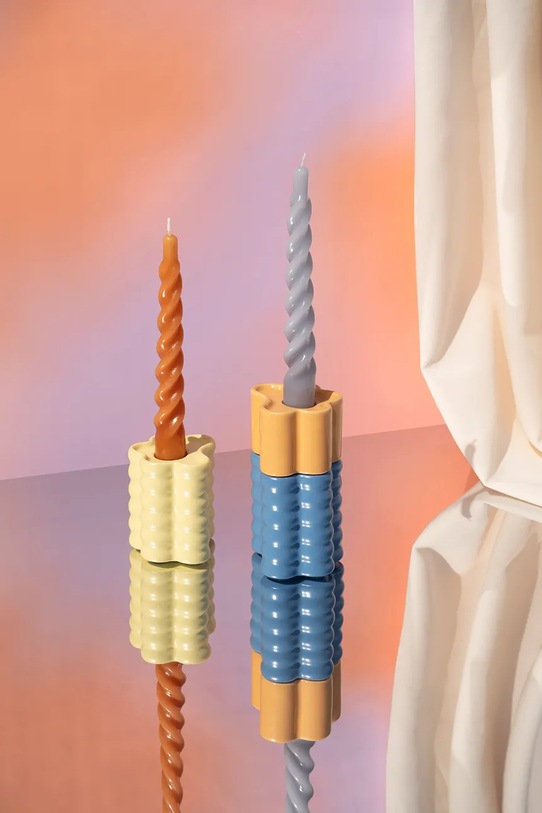 Octaevo świecznik dekoracyjny Flora 7,5 x 8,5 x 6,5 cm OCHFBL.22