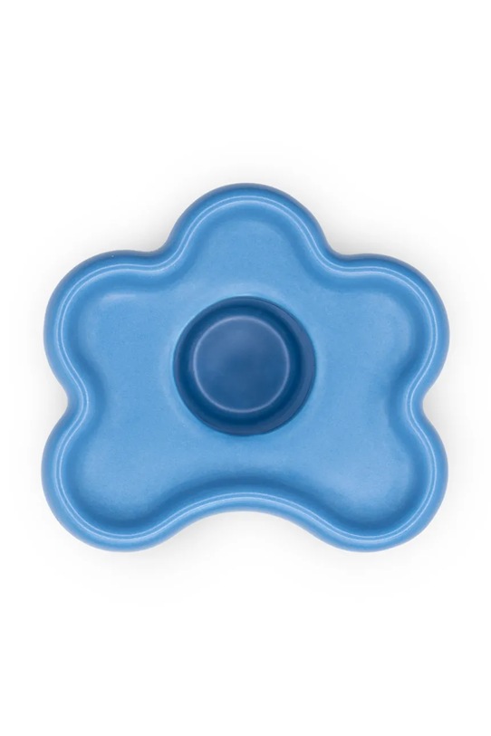 Octaevo świecznik dekoracyjny Flora 7,5 x 8,5 x 6,5 cm niebieski OCHFBL.22