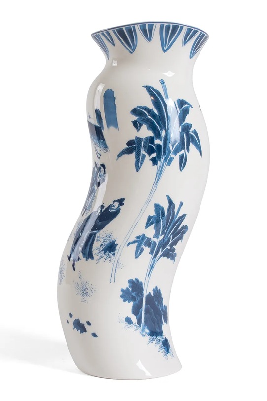 Seletti wazon dekoracyjny Classics On Acid 15,5 x 13,5 cm niebieski 11291