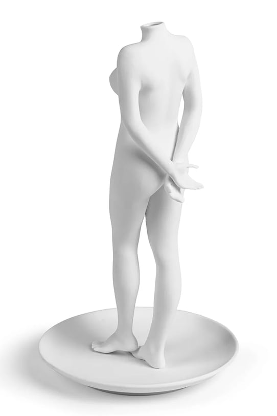 Декоративна ваза Seletti La Timida 26 cm бял 10088
