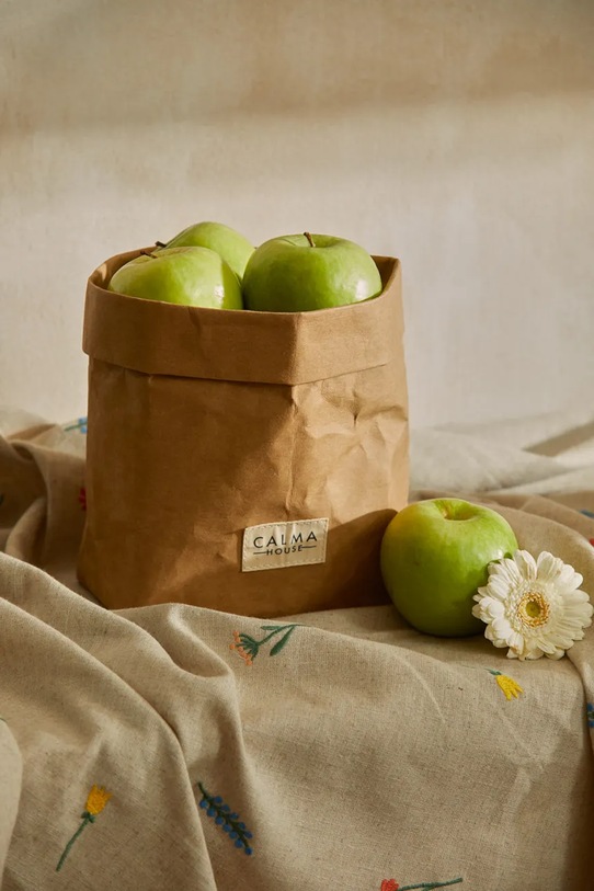 Корзина для фруктов Calma House Paper 16,5 x 11,5 x 20 cm бежевый PAPER.20C.NAT