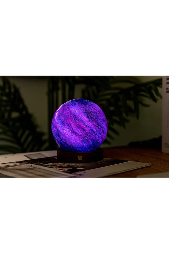 Salon i sypialnia Gingko Design lampka dekoracyjna led AstraGlass Light L/12 x 12 x 13 cm G050L.GB multicolor