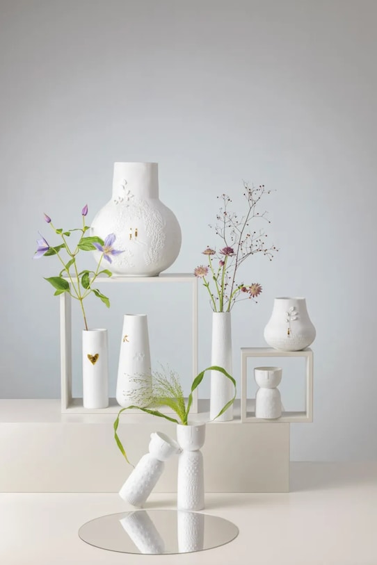 Dekorativna vaza Raeder Meadow 11 x 11 cm C17416 bela AA00