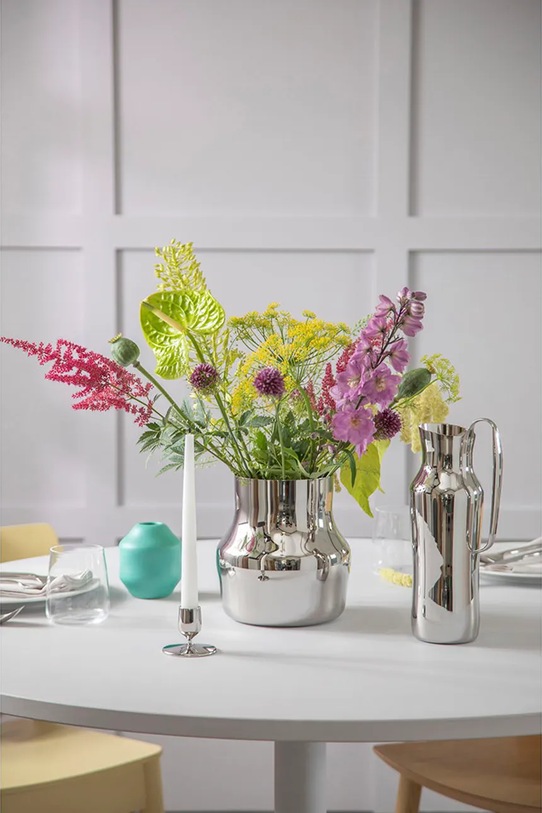 Gense wazon dekoracyjny Dorotea 18 x 19,5 cm szary 30084