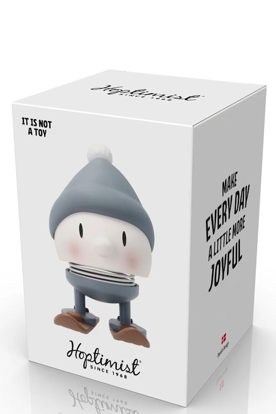 Hoptimist figurka dekoracyjna Soft Skiing Bumble 6,1 x 7,2 cm 29568 multicolor AA00