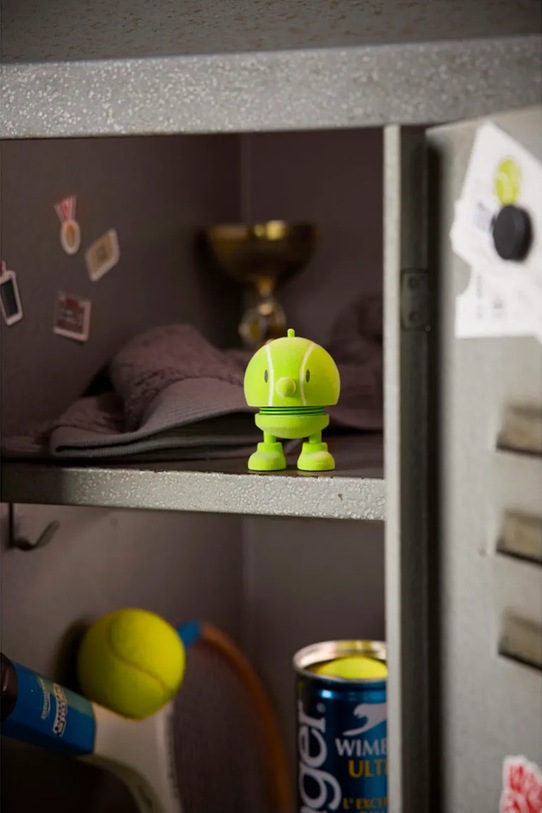 Salon i sypialnia Hoptimist figurka dekoracyjna Tennis Bumble 5,9 x 7,6 cm 35668 zielony