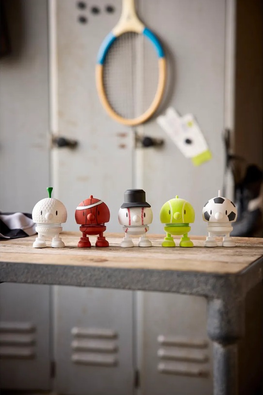 Hoptimist figurka dekoracyjna Tennis Bumble 5,9 x 7,6 cm 35668 zielony