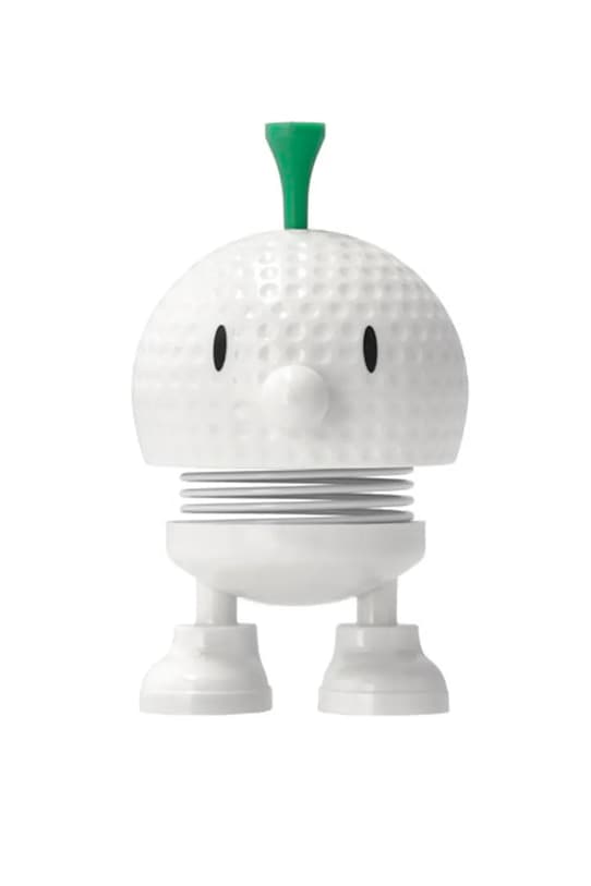 Hoptimist figurka dekoracyjna Golf Bumble 5,9 x 7,6 cm biały 35670