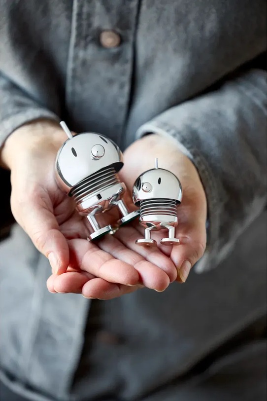 Salon i sypialnia Hoptimist figurka dekoracyjna Bumble Set XS 5,8 / S 7,6 cm 2-pack 35633 szary