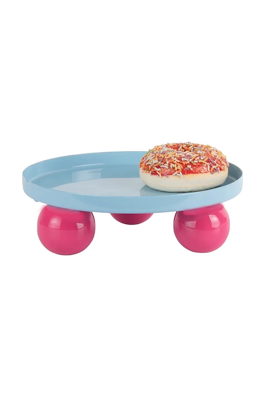 Present Time taca dekoracyjna Funky 20 cm PT4309LB niebieski AA00