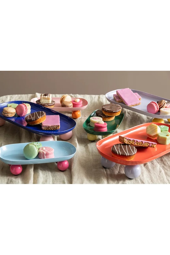 Salon i sypialnia Present Time taca dekoracyjna Funky 20 cm PT4311LP różowy