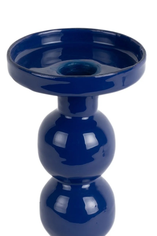 Present Time świecznik dekoracyjny Funky 23 cm PT4263DB granatowy AA00