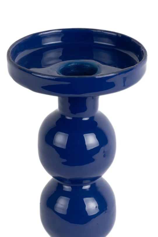 Present Time świecznik dekoracyjny Funky 23 cm PT4263DB granatowy AA00