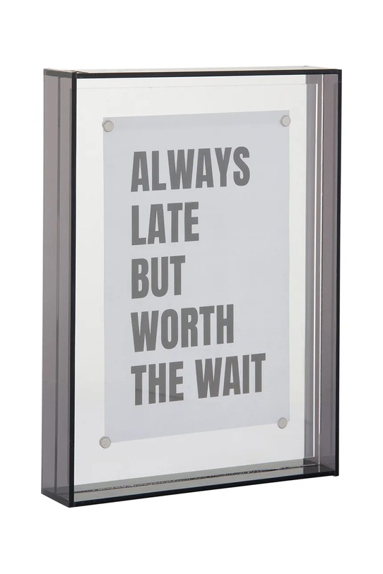 Present Time ramka na zdjęcie Gayo M/19 x 14 cm szary PT4325GY