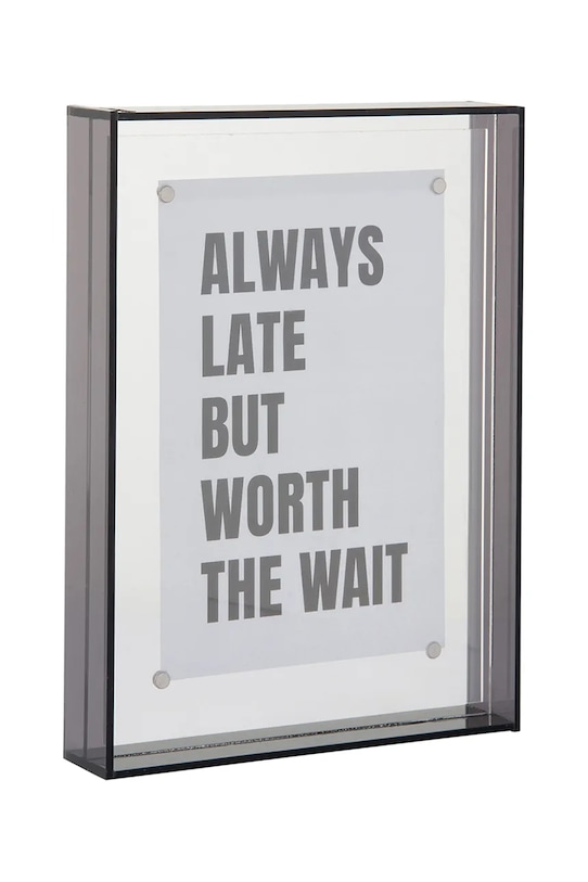 Present Time ramka na zdjęcie Gayo M/19 x 14 cm szary PT4325GY