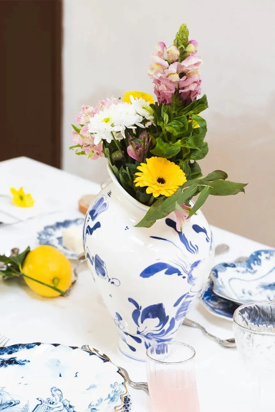 Salon i sypialnia Seletti wazon dekoracyjny Classics On Acid x Diesel Classics 30 cm 11292. niebieski