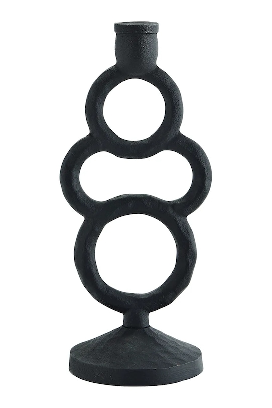 Madam Stoltz świecznik dekoracyjny 26 cm czarny DH.8091