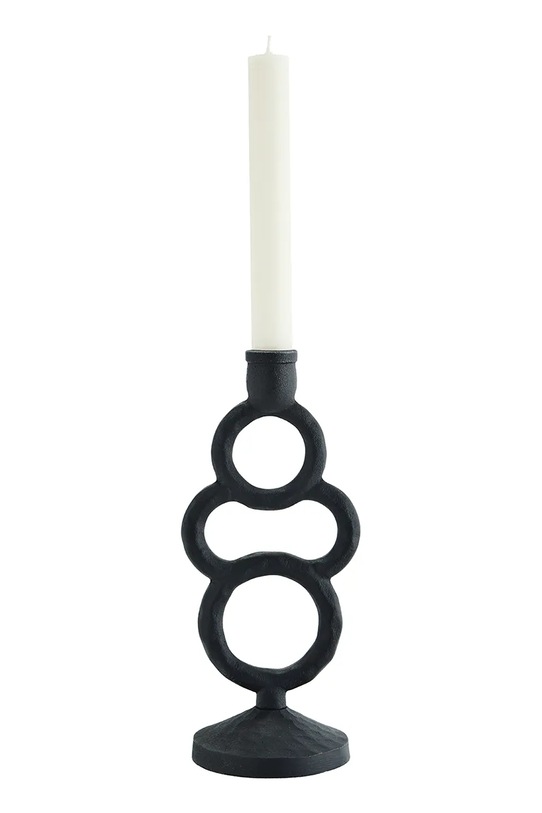 Madam Stoltz świecznik dekoracyjny 26 cm DH.8091 czarny AA00