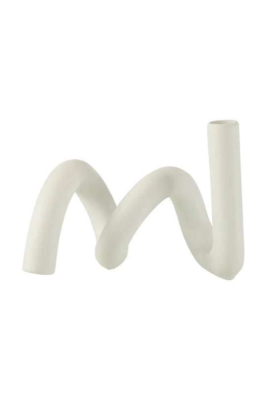 J-Line świecznik dekoracyjny 27,5 x 15 x 18 cm biały 28005.