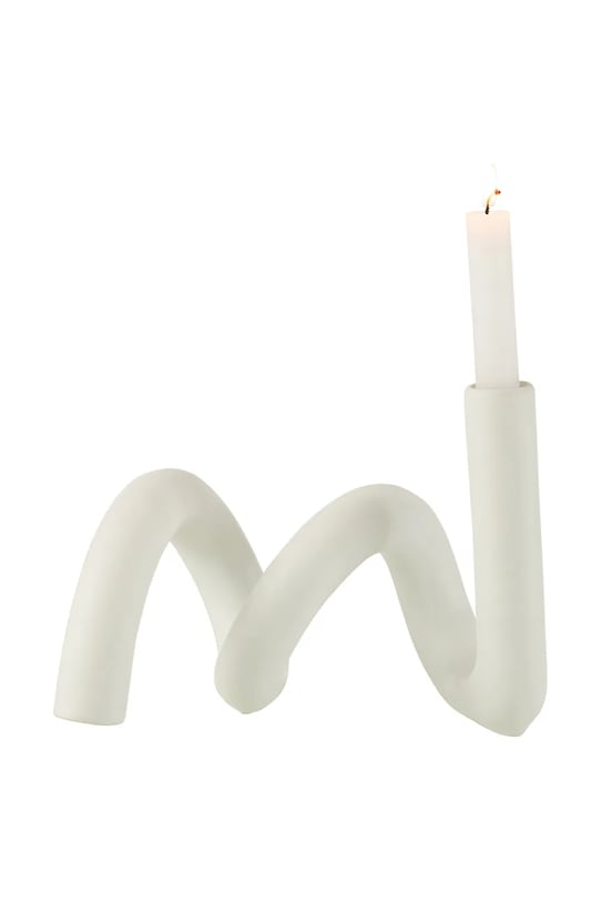 J-Line świecznik dekoracyjny 27,5 x 15 x 18 cm 28005. biały AA00