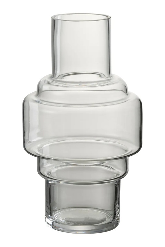 Dekoratívna váza J-Line 14 x 14 x 25,5 cm priesvitná 28870