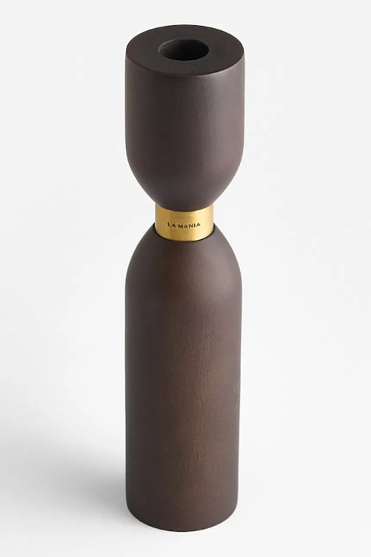 La Mania świecznik dekoracyjny Male II 23 cm brązowy 5902037040729