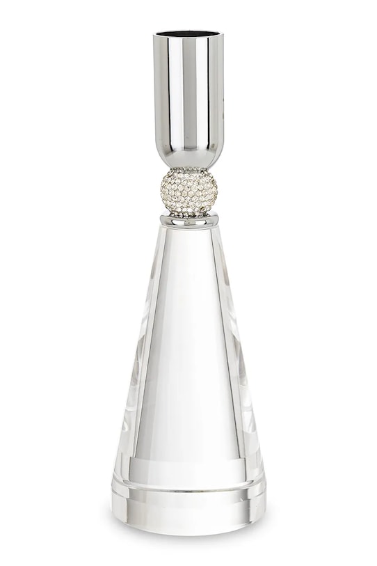 home & lifestyle świecznik dekoracyjny 17,5 cm szary 182816