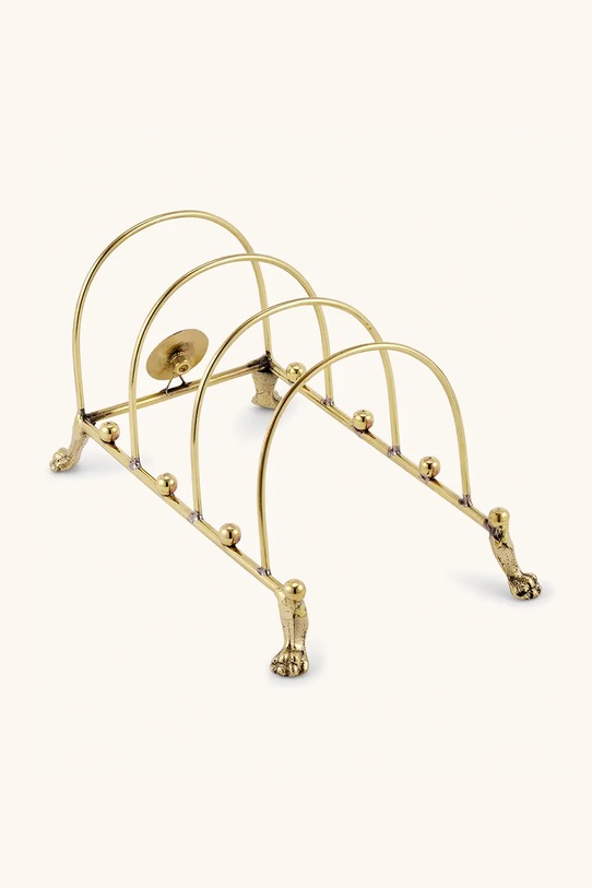 Doing Goods stojak na zdjęcia stojący mosiężny 21 x 12 x 10,5 cm żółty 7.10.10.007.923.3