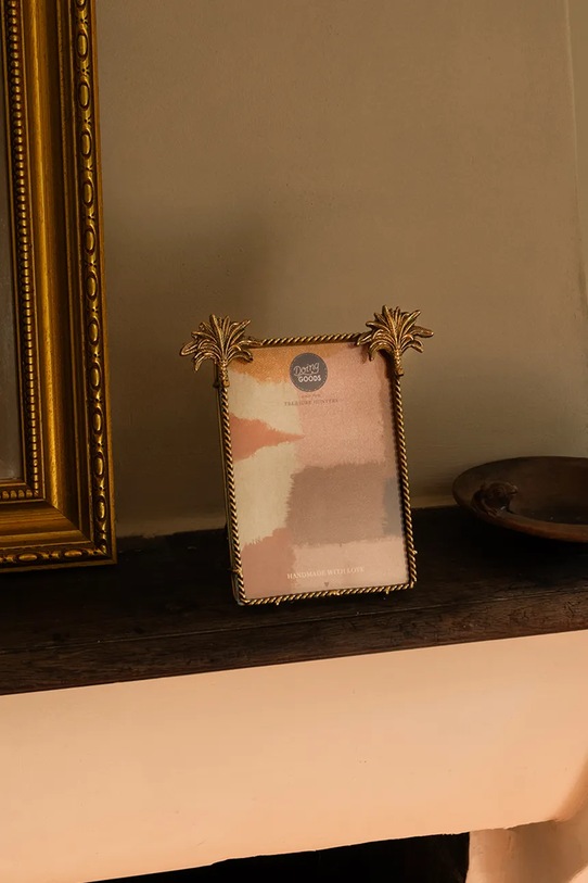 Salon i sypialnia Doing Goods ramka na zdjęcie Marlin 15,5 x 11 x 1,8 cm 1.20.12.057.099.5 żółty