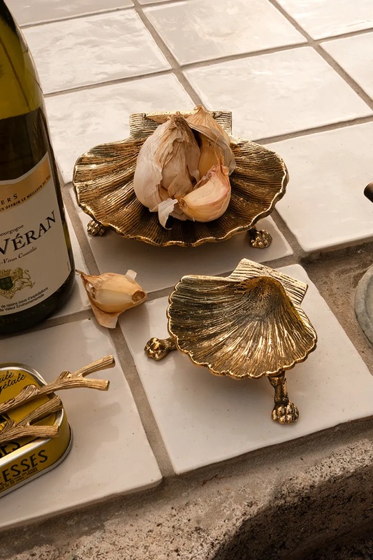 Salon i sypialnia Doing Goods talerz dekoracyjny Scarlett 11,5 x 12,5 x 3,5 cm 1.20.20.020.921.4 żółty