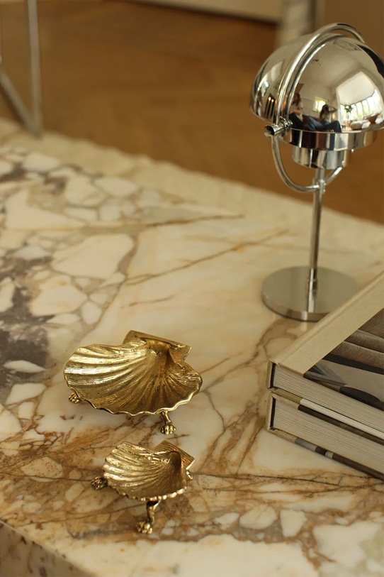 Doing Goods taca dekoracyjna Scarlett 7 x 8 x 3 cm 1.20.20.019.921.4 żółty