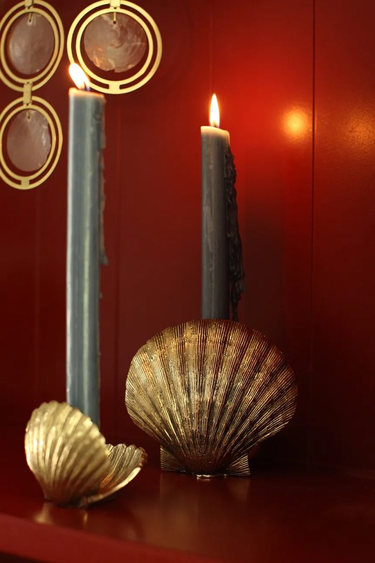 Doing Goods świecznik dekoracyjny Scarlett 13,3 x 9 x 11,5 cm 1.20.30.037.926.5 żółty