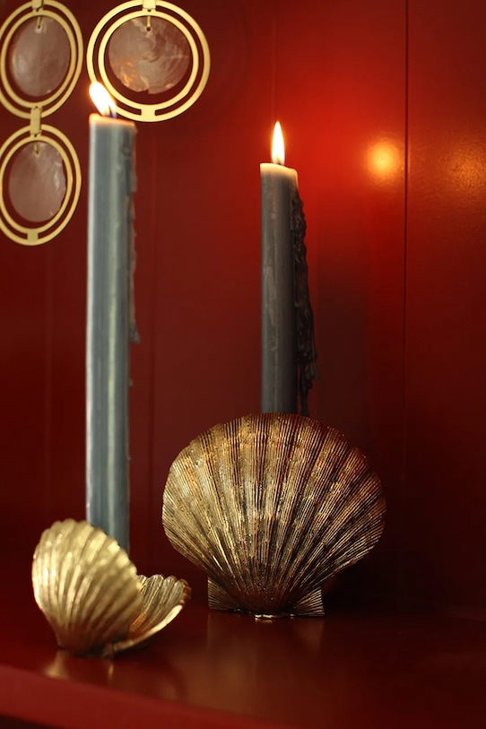 Doing Goods świecznik dekoracyjny Scarlett 13,3 x 9 x 11,5 cm 1.20.30.037.926.5 żółty