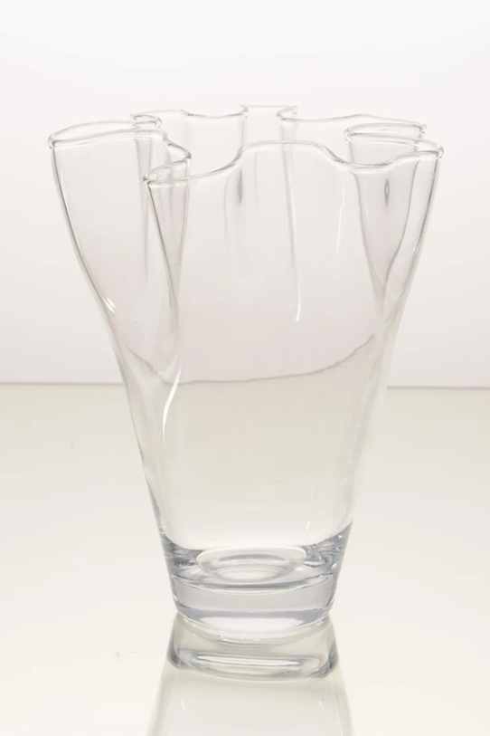 home & lifestyle wazon dekoracyjny 26 cm transparentny 138342