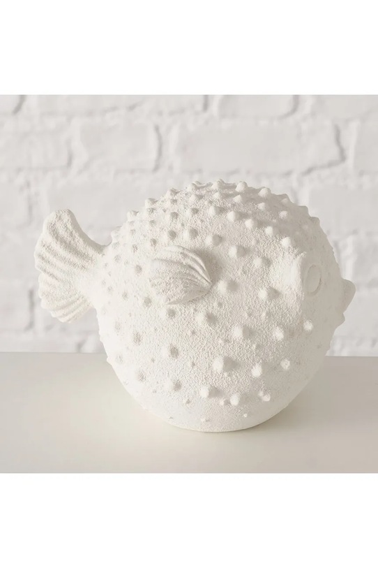 Boltze figurka dekoracyjna Puffy 14 x 11 x 11 cm 2081342 biały AA00