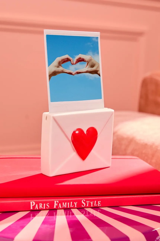 Fluid Market ramka na zdjęcie Heart 10 x 7,5 x 2,5 cm biały AAPHHEART