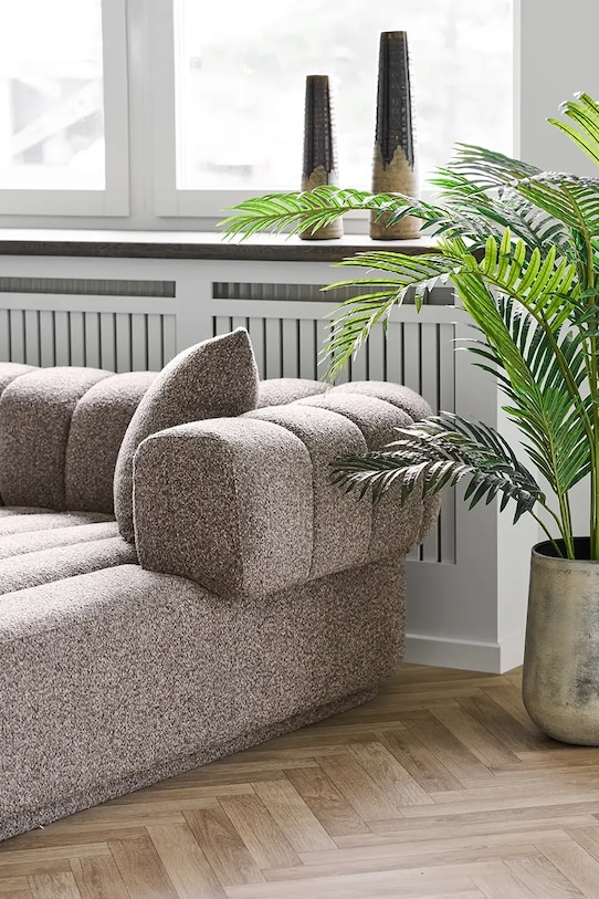 Salon i sypialnia House Nordic wazon dekoracyjny 48 cm 4442065 brązowy