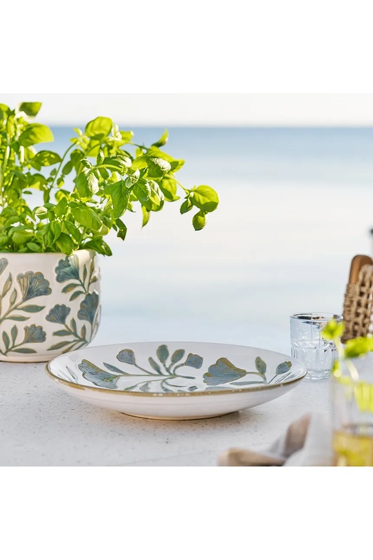 House Nordic taca dekoracyjna z ceramiki artystycznej 35,5 x 35,5 x 5 cm multicolor 4502032