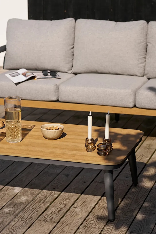 Dekoračný svietnik House Nordic 6,5 / 7,5 / 8 cm 3-pak žltá 4561310