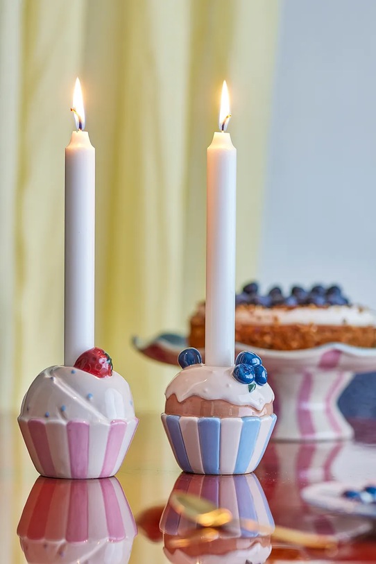 Декоративный подсвечник Bloomingville Chip 9,5 cm 82072738 мультиколор