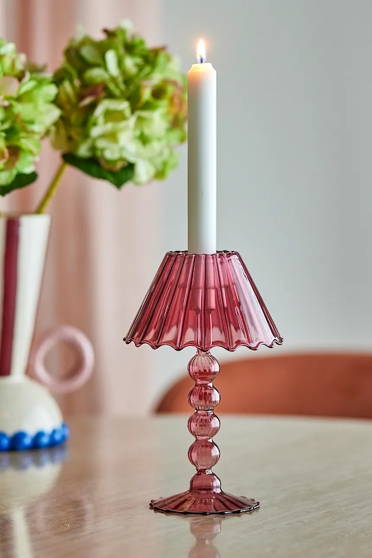 Bloomingville świecznik dekoracyjny Cisco 19,5 cm czerwony 82072751