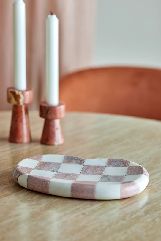 Dekoratívny podnos Bloomingville Petrea 22 x 14,5 cm 82069367 ružová