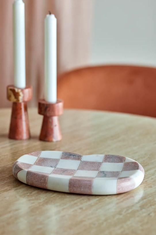 Dekoratívny podnos Bloomingville Petrea 22 x 14,5 cm 82069367 ružová