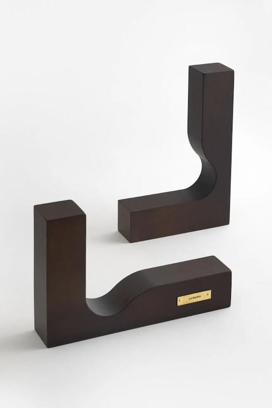 La Mania podpórka do książek dekoracyjna z drewna bukowego 5902037040781 brązowy AA00