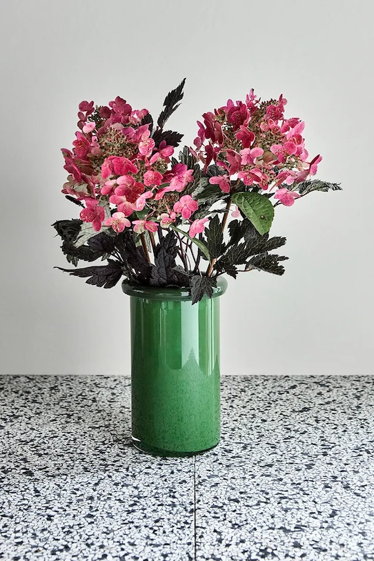 House Doctor wazon dekoracyjny ze szkła barwionego 23 cm 900001278 zielony AA00