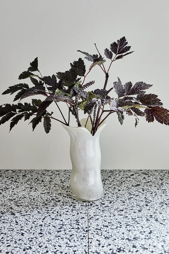 Living și dormitor House Doctor vază decorativă HDCuff 24 cm 900001284 bej