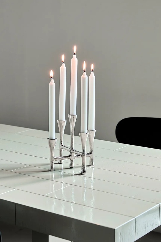 House Doctor świecznik dekoracyjny HDTristy 19 cm 900001036 szary AA00